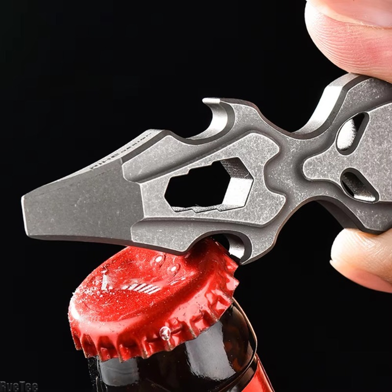 Titanium Pry Bar - Bottle Opener Wrench Multi-functional Titanium Outdoor