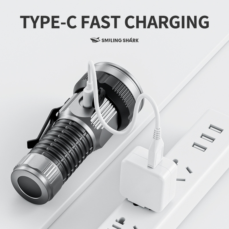 Small LED Flashlight USB C Rec - Edc (Every Day Carry recension och pris