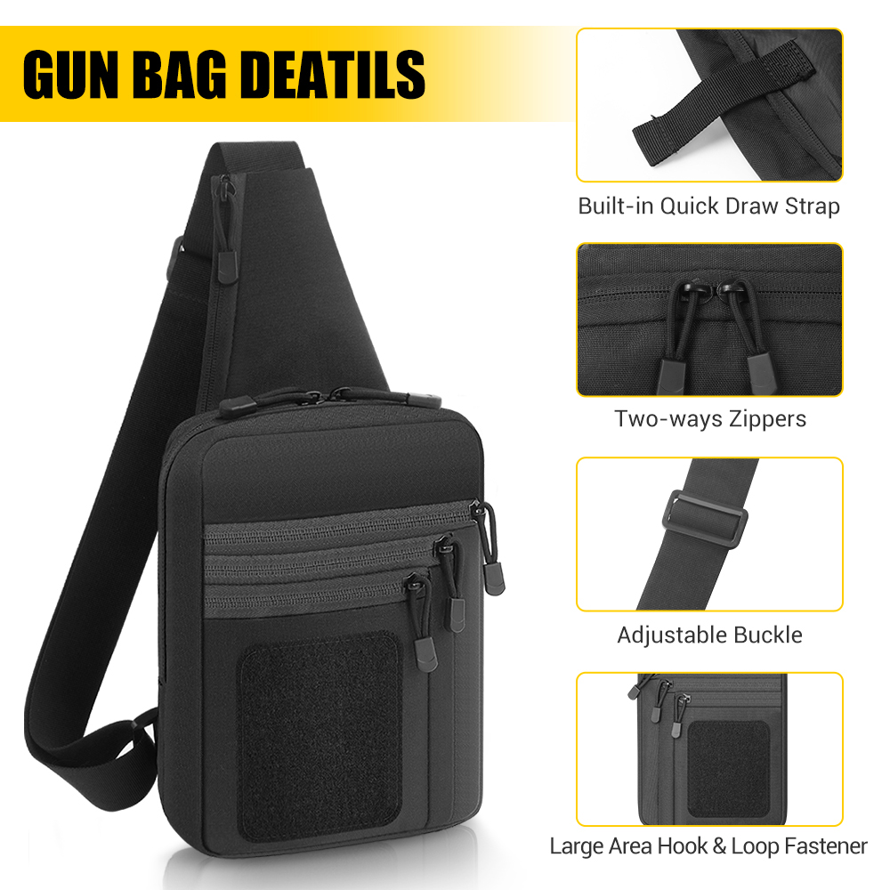 Tactical Pistol Gun Bag Concea - Edc Carry Gun recension och pris