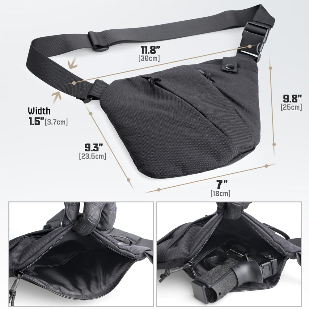 Tactical Concealed Gun Carry B - Edc Carry Gun recension och pris