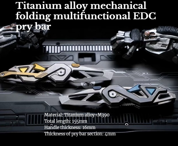 1PC NEW Outdoor Multifunctiona - Titanium Pry Bar recension och pris