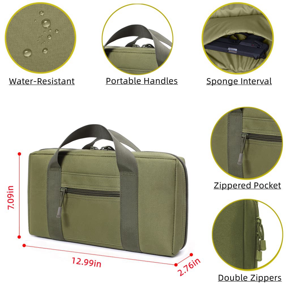 Tactical Pistol Range Bag Gun  - Edc Carry Gun recension och pris