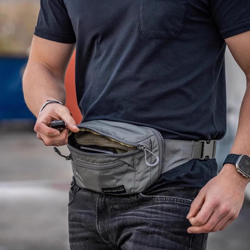Mens Belt Bag with Adjustable  - Edc Concealed Carry Fanny Pack recension och pris