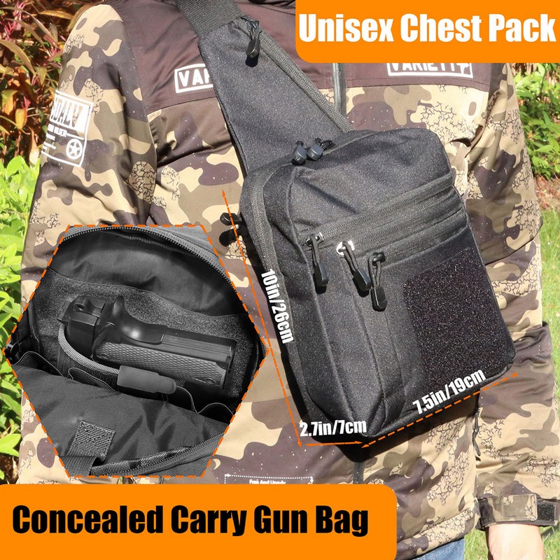 New Tactical Chest Bag Pistol  - Edc Concealed Carry Holster recension och pris
