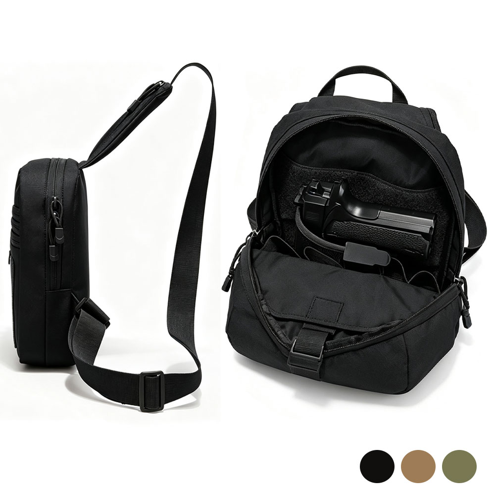 Tactical Chest Bag Crossbody S - Edc Carry Handgun recension och pris