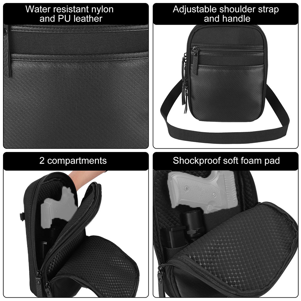 Tactical Gun Bag Concealed Car - Edc Carry Gun recension och pris