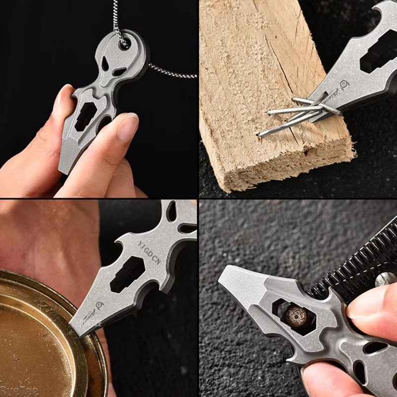 Bottle Opener Wrench Multi-fun - Titanium Pry Bar recension och pris